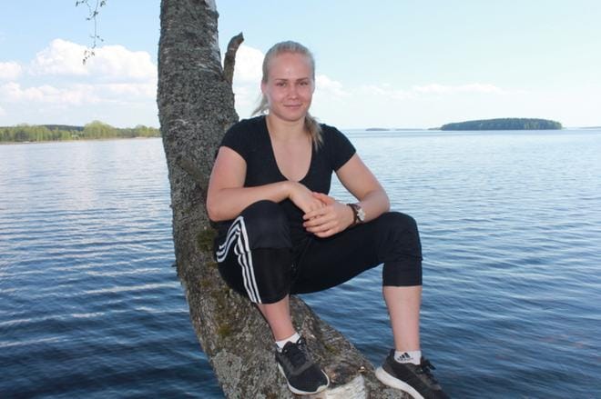 Lappajärven Veikkojen Petra Olli voitti painin MM-kultaa 65 kilon sarjassa keskiviikkoiltana Budapestissä. ARKISTOKUVA: TOMI OLLI