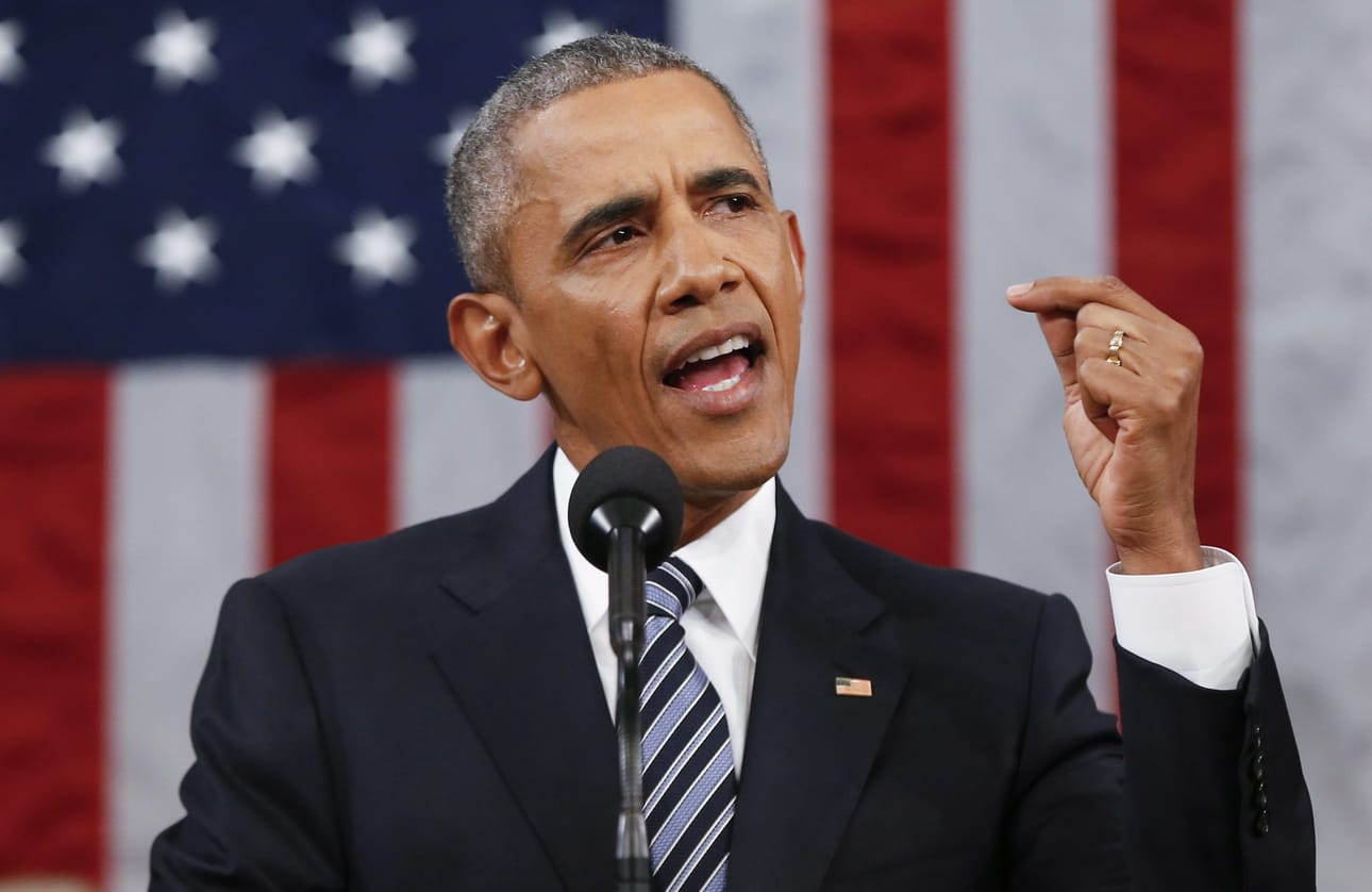 Barack Obama lupasi Yhdysvaltain tuen Belgialle. Arkistokuva.