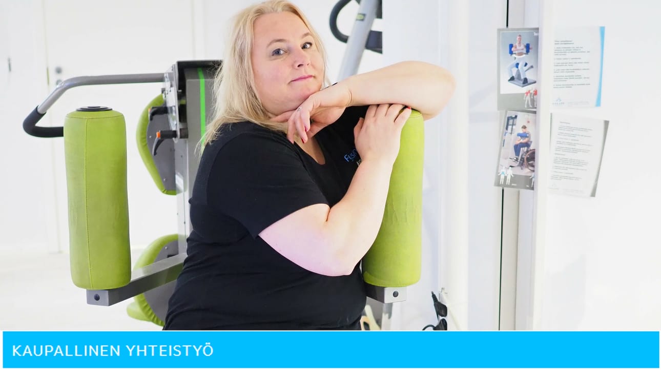 "Jalkaudun mielelläni kertomaan palveluistamme esimerkiksi työpaikoille tai luennoille", Fysiokemin yrittäjä Heidi Kaprio muistuttaa.
