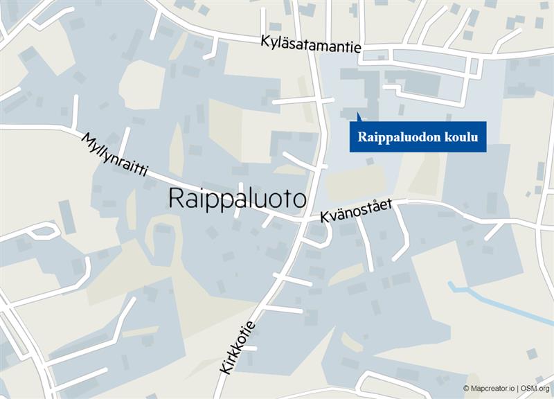 Pamauksesta selvittiin säikähdyksellä – Pelastusyksikkö Raippaluodon koululle