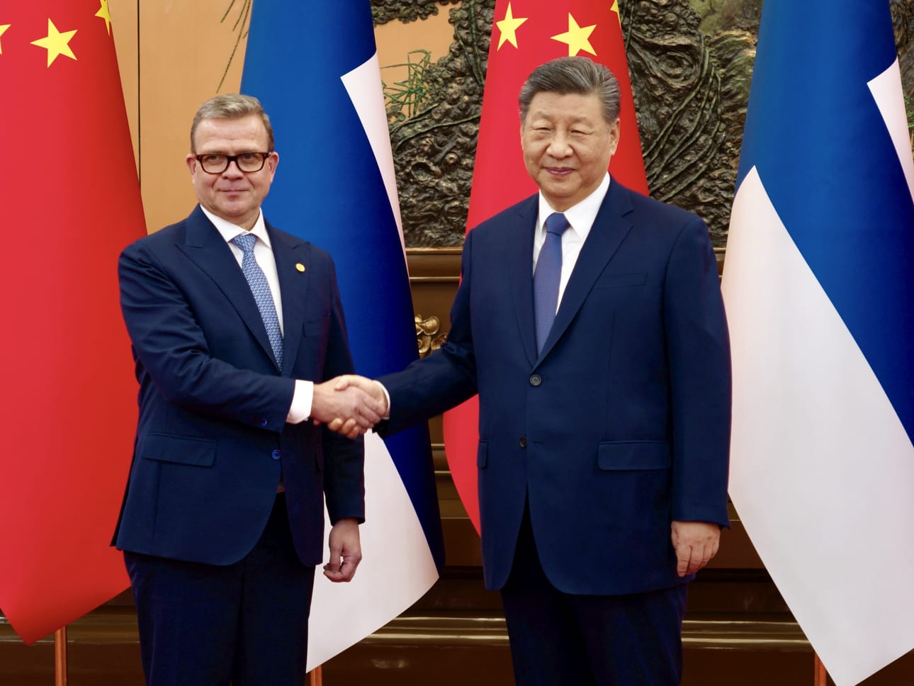Pääministeri Petteri Orpo tapasi Kiinan presidentti Xi Jinpingin