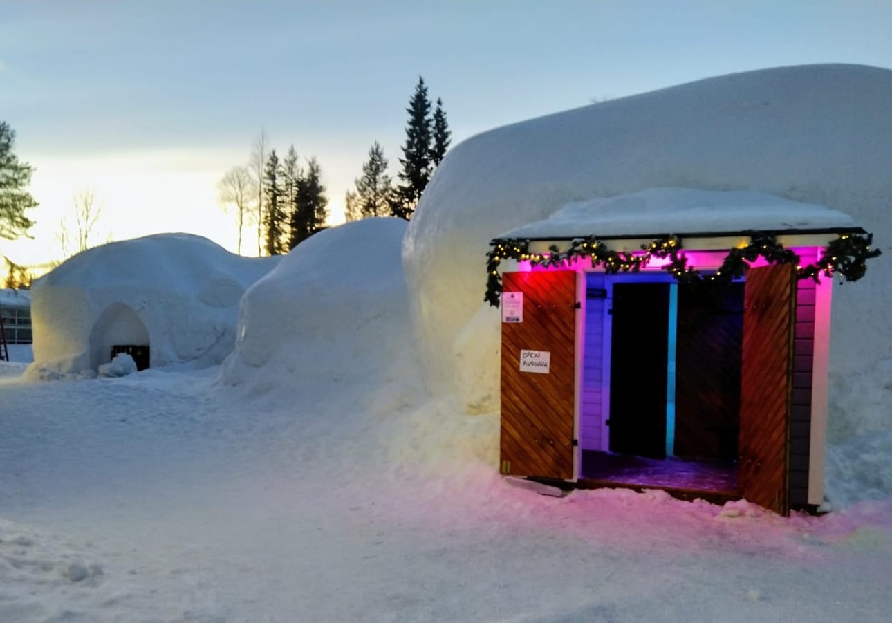 Sallassa ja muualla Itä-Lapissa on ”oikea Suomen talvi”: pakkasta ja paljon lunta.