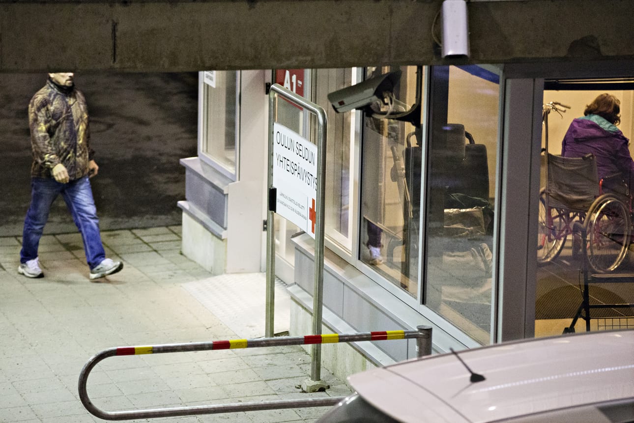 Oulun seudun yhteispäivystys ovi kävi tiuhaan.