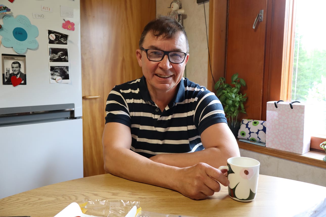 Ilkka Lämsä on aina tykännyt touhuta ja nauttii työnteosta.