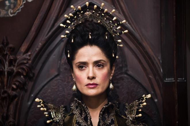 Salma Hayek 1600-luvun satukokoelmaan perustuvassa fantasiaelokuvssa Tarujen taru. KUVA: Yle Kuvapalvelu