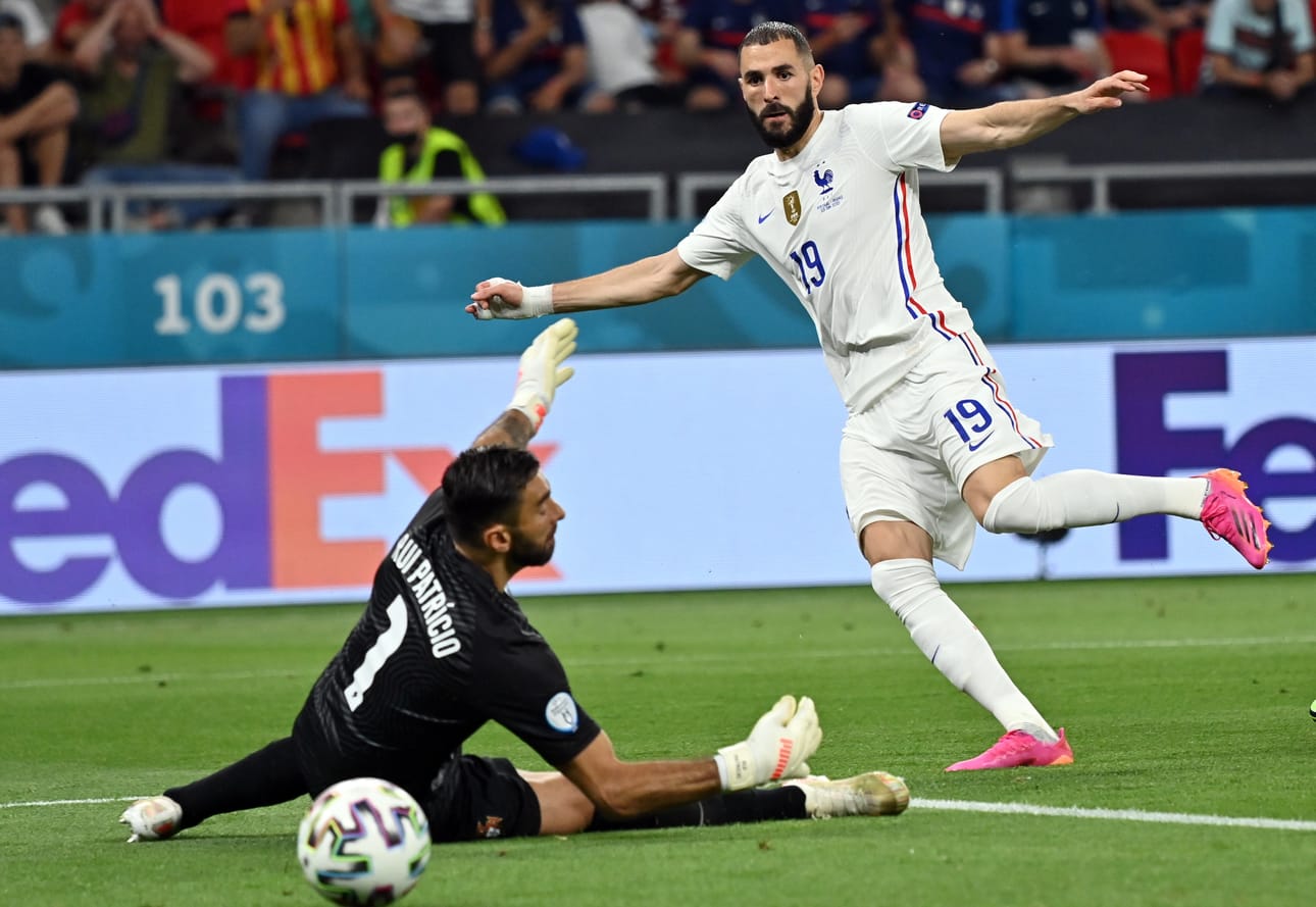 Ranskan hyökkääjä Karim Benzema teki ensimmäiset maajoukkuemaalinsa sitten vuoden 2015. Ranska eteni jatkoon lohkovoittajana.