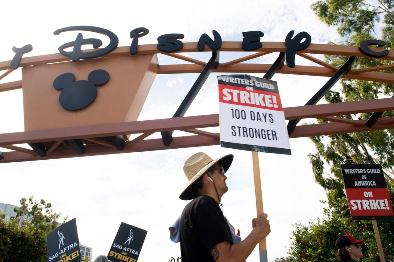 Viihdejätti Disney menetti huhti-kesäkuussa lähes 12 miljoonaa suoratoistotilaajaa. LEHTIKUVA/AFP