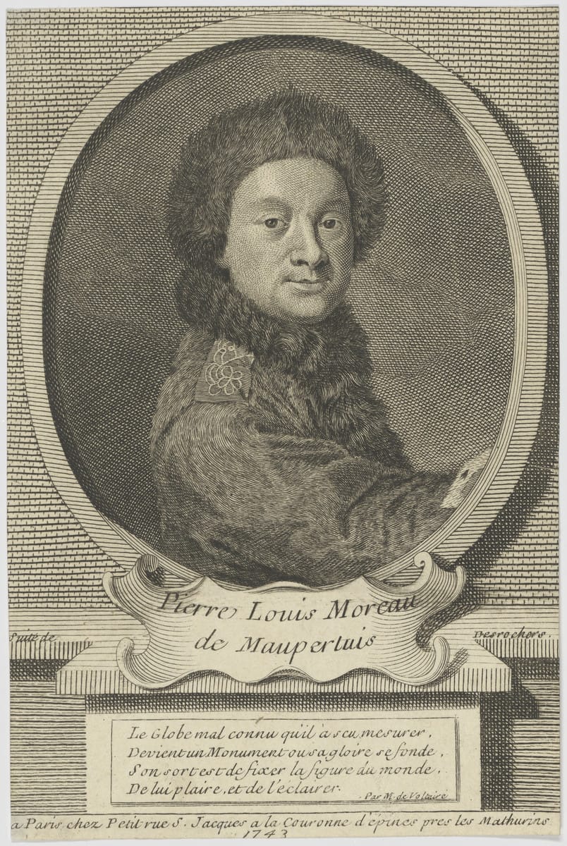 Pierre Louis Moreau de Maupertuis johti retkikuntaa, jonka mittaukset Tornionlaaksossa todistivat maan olevan navoiltaan litistynyt Isaac Newtonin painovoimateorian mukaisesti.