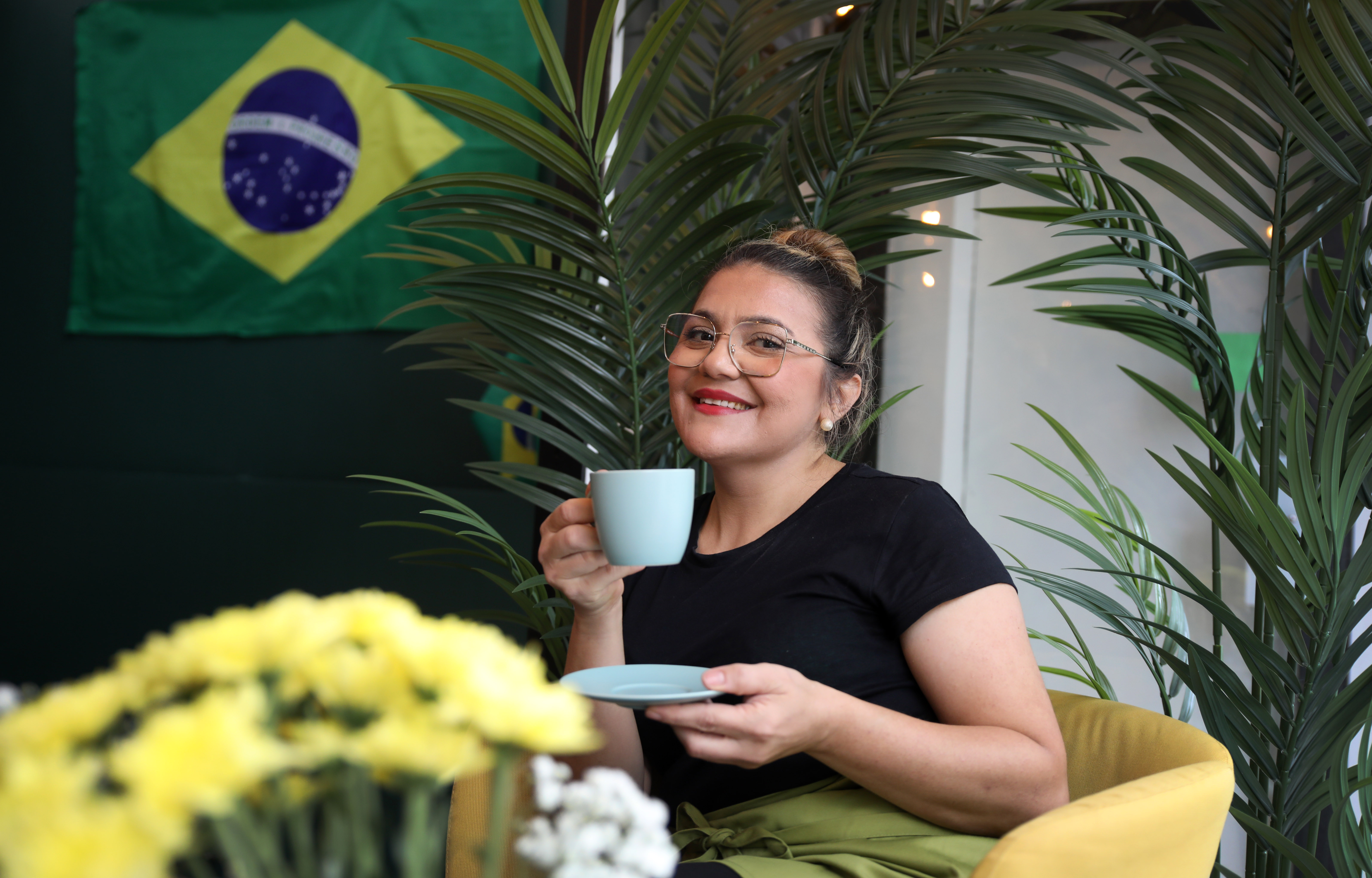 A long-time dream of Gerlândia Barros came true in early July when he opened a Brazilian café on Hallituskatu in Oulu.