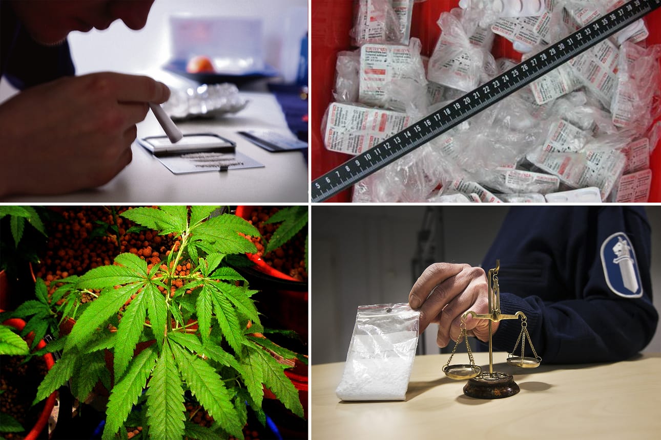 Poliisin haaviin jää eniten kannabista, erilaisia huumelääkkeitä, amfetamiinia ja ekstaasia. Yhä enenevissä määrin takavarikoidaan myös kokaiinia ja erilaisia muuntohuumeita.
