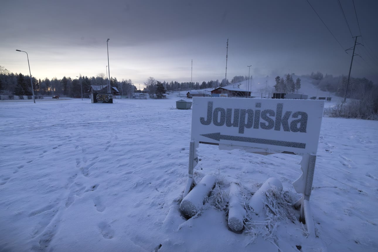 Loppiaisaamuna kello 7.45 Joupiskan lämpötilaksi mitattiin –18,3 astetta.