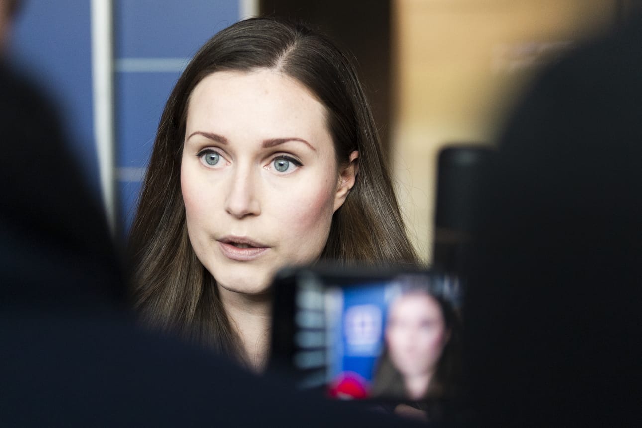 Pääministeri Sanna Marinin (sd.) Nato-lausunto on herättänyt kotimaassa ihmetystä ja huolta. Arkistokuva.