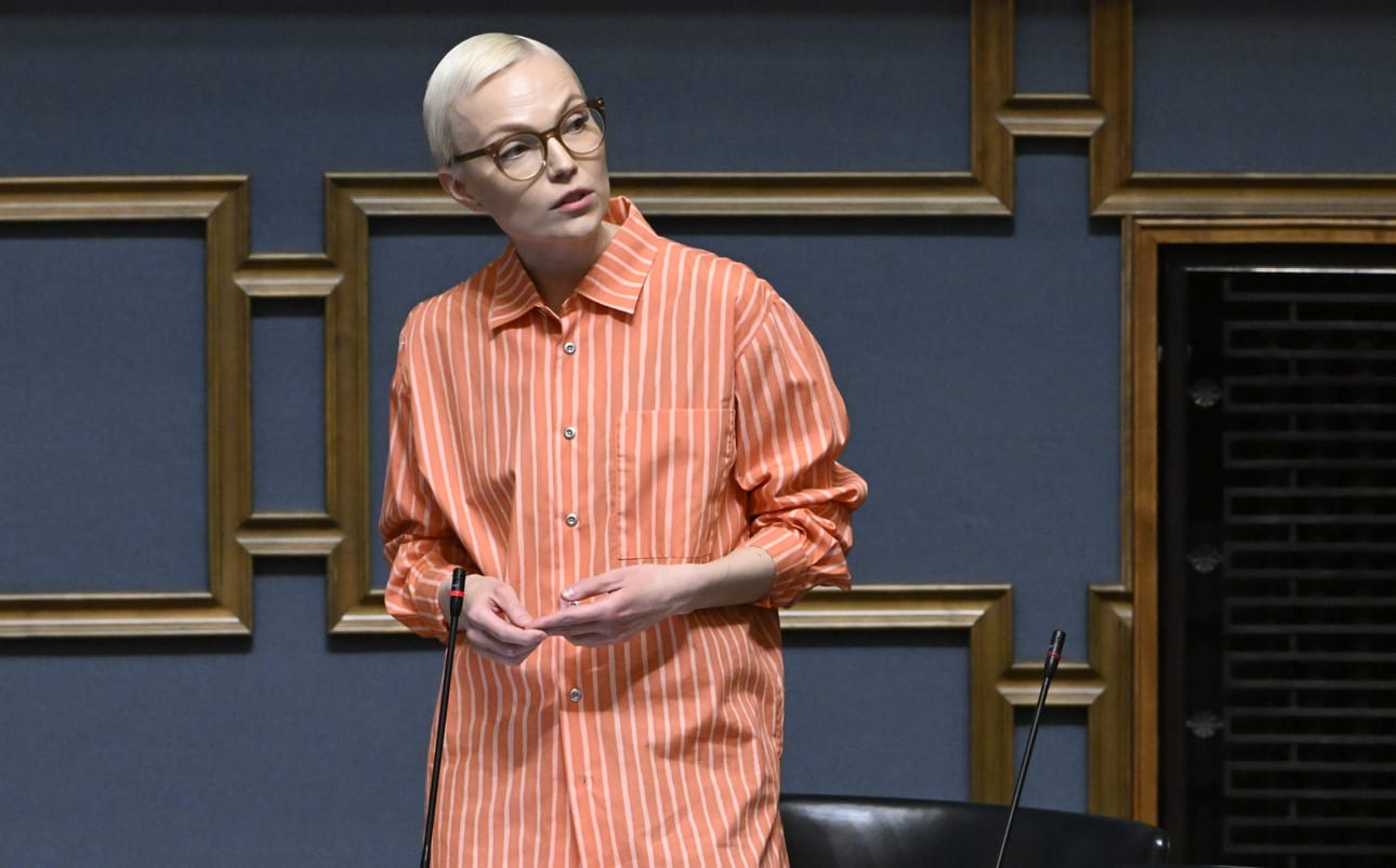 Minja Koskela kertoi STT:lle olevansa kiinnostunut puheenjohtajan tehtävästä, mutta päätös vaatii vielä pohdintaa. LEHTIKUVA / HEIKKI SAUKKOMAA