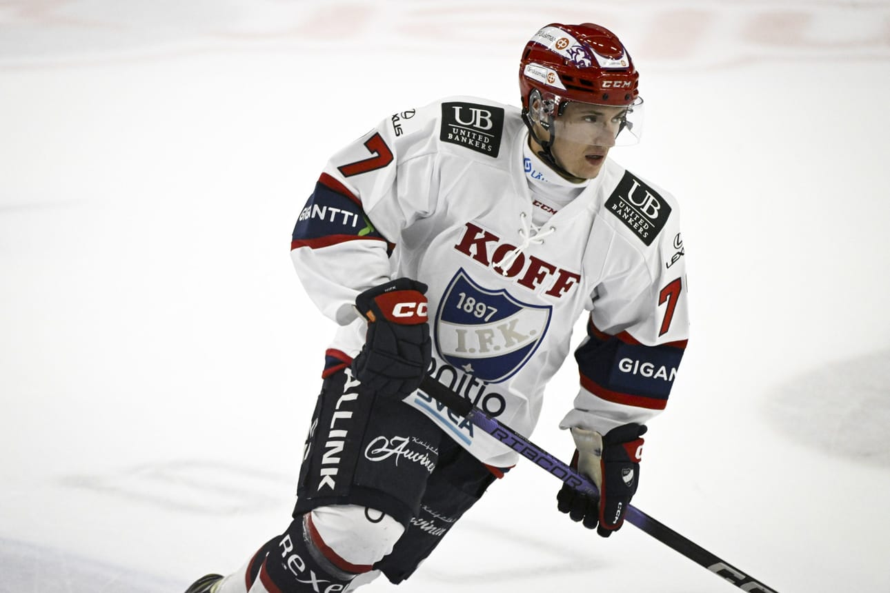 Tshekkihyökkääjä Petr Kodytek siirtyi täksi kaudeksi HIFK:hon Ilveksestä. Arkistokuva. LEHTIKUVA / Emmi Korhonen