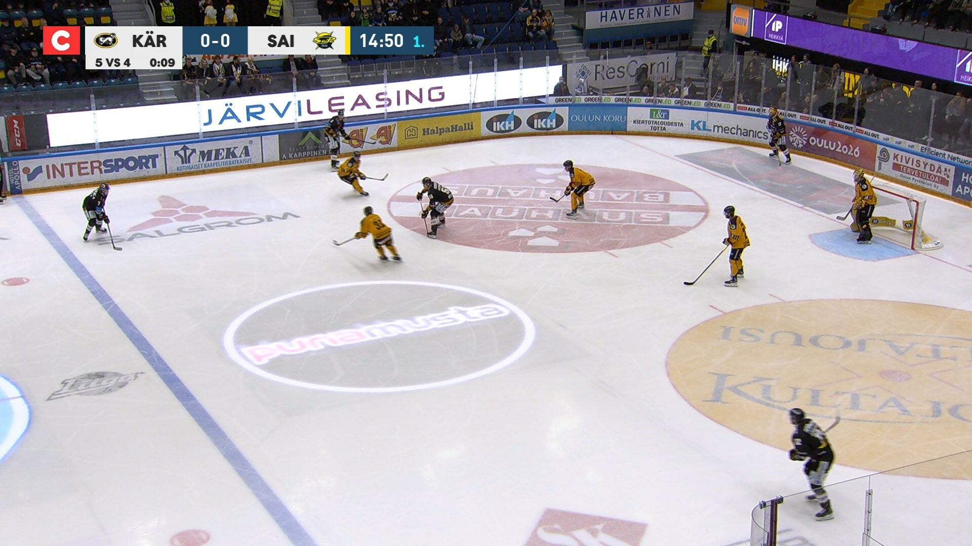 Huippuhetket Raksilan Kärpät-SaiPa -pelistä