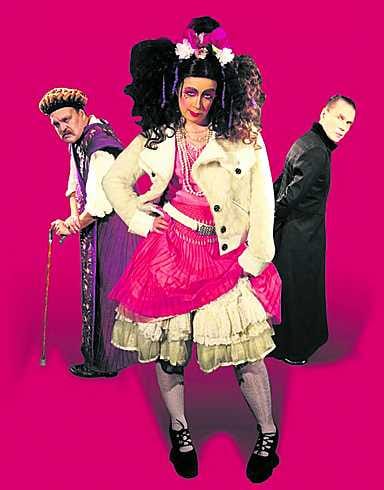 Elisa Pfäfflin suunnittelemissa puvuissa on karnevalismia ja sovellettua barokkista runsautta. Luulosairaan ja Teeskentelijän tyttäriä esittää Merja Pietilä, sairaalloista Argonia Hannu Pelkonen (vas.) ja uskovaista Orgonia Kari J. Ristolainen.