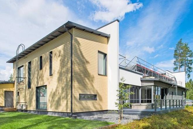 Hartman Koti Ankkuri on Seinäjoen asuntomessuilla esitelty Duudsonien HP Parviaisen koti. Arkistokuva: Suomen asuntomessut/Antero Tenhunen