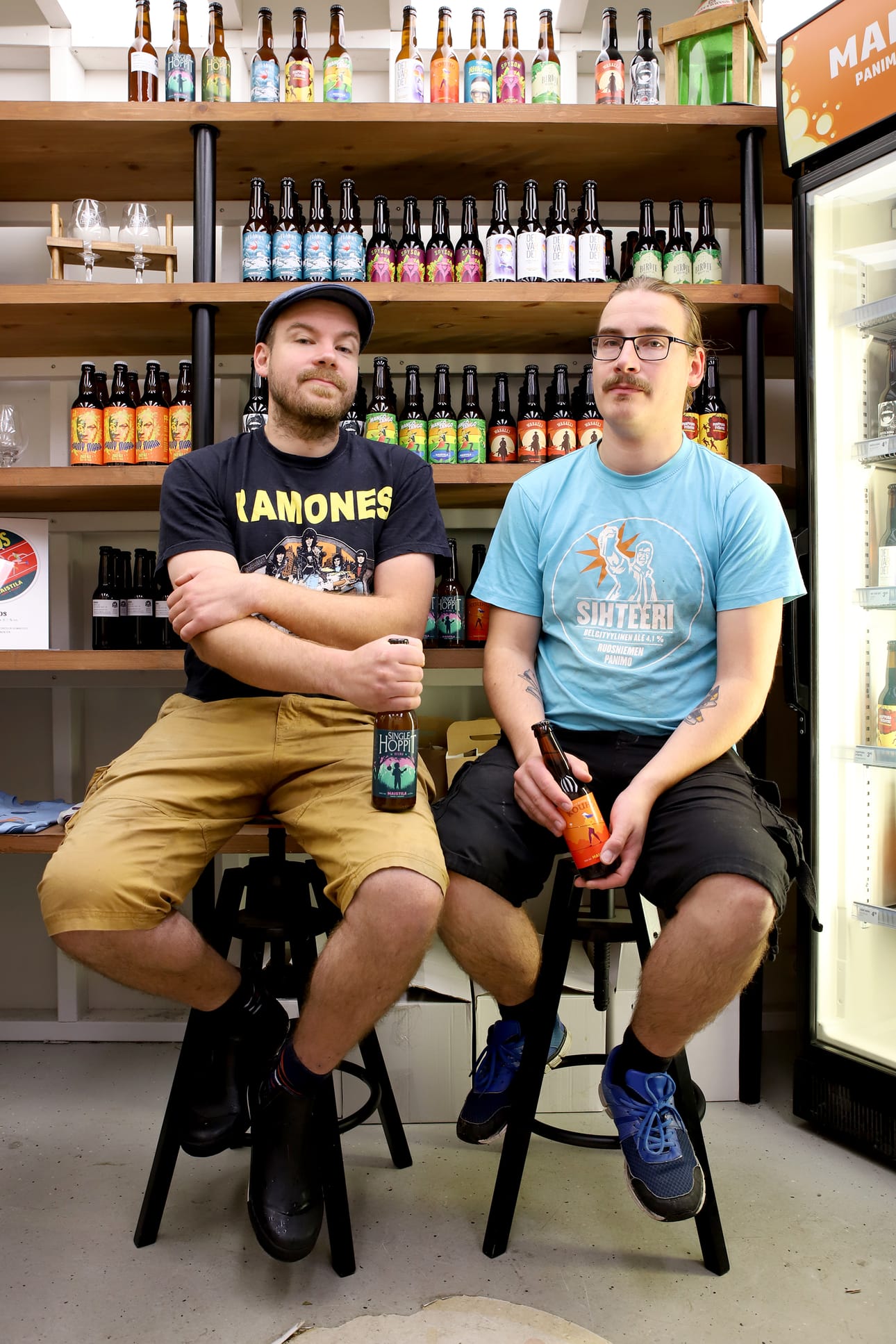 Panimo Maistilan veljekset Riku (vas.) ja Joni Harju.