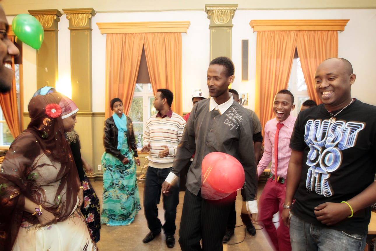 Somalit järjestivät juhlat kotimaansa uuden hallituksen ja presidentin kunniaksi syyskuun lopussa.
