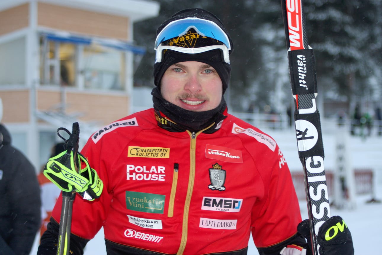 Ari Luusua oli miesten 15 kilometrin ykkönen.