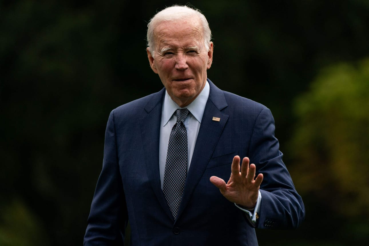 Joe Biden, 80, on Yhdysvaltain historian vanhin presidentti. LEHTIKUVA/AFP