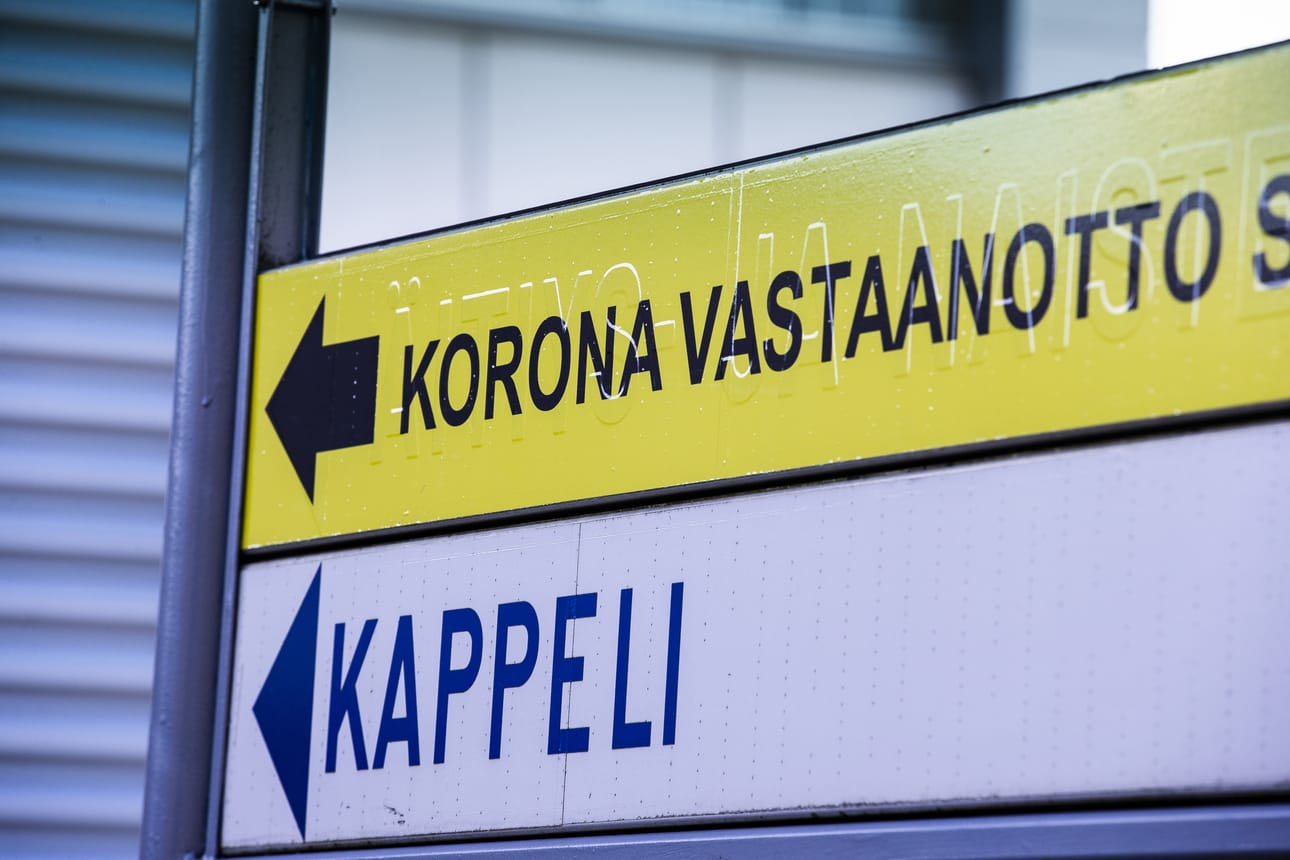 Raahen sairaalan koronavastaanotto sijaitsee entisen äityispoliklinikan tiloissa.