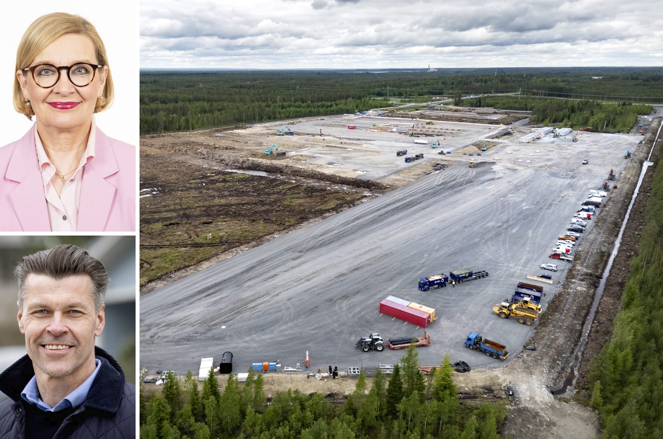 Kaupunginvaltuuston puheenjohtaja Paula Risikko (kok.) ja kaupunginhallituksen puheenjohtaja Pasi Kivisaari (kesk.) kertovat Ilkka-Pohjalaisen haastattelussa näkemyksiään jättimäisestä datakeskushankkeesta.