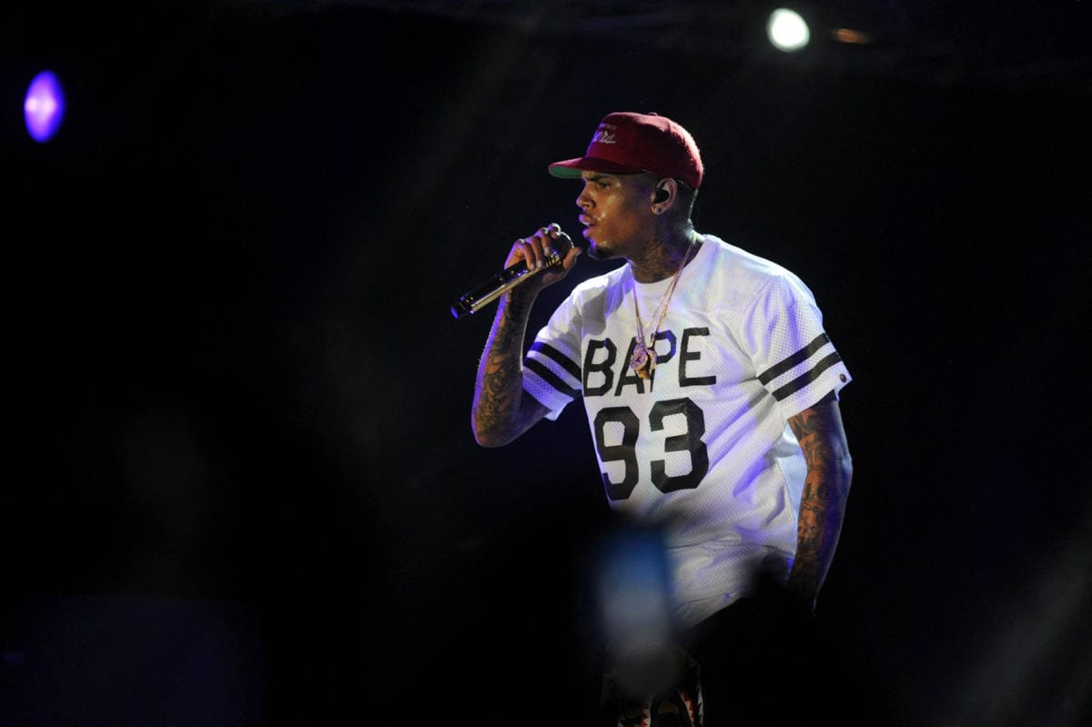 Chris Brown tuomittiin laulajatähti Rihannan pahoinpitelemisestä vuonna 2009. LEHTIKUVA/AFP