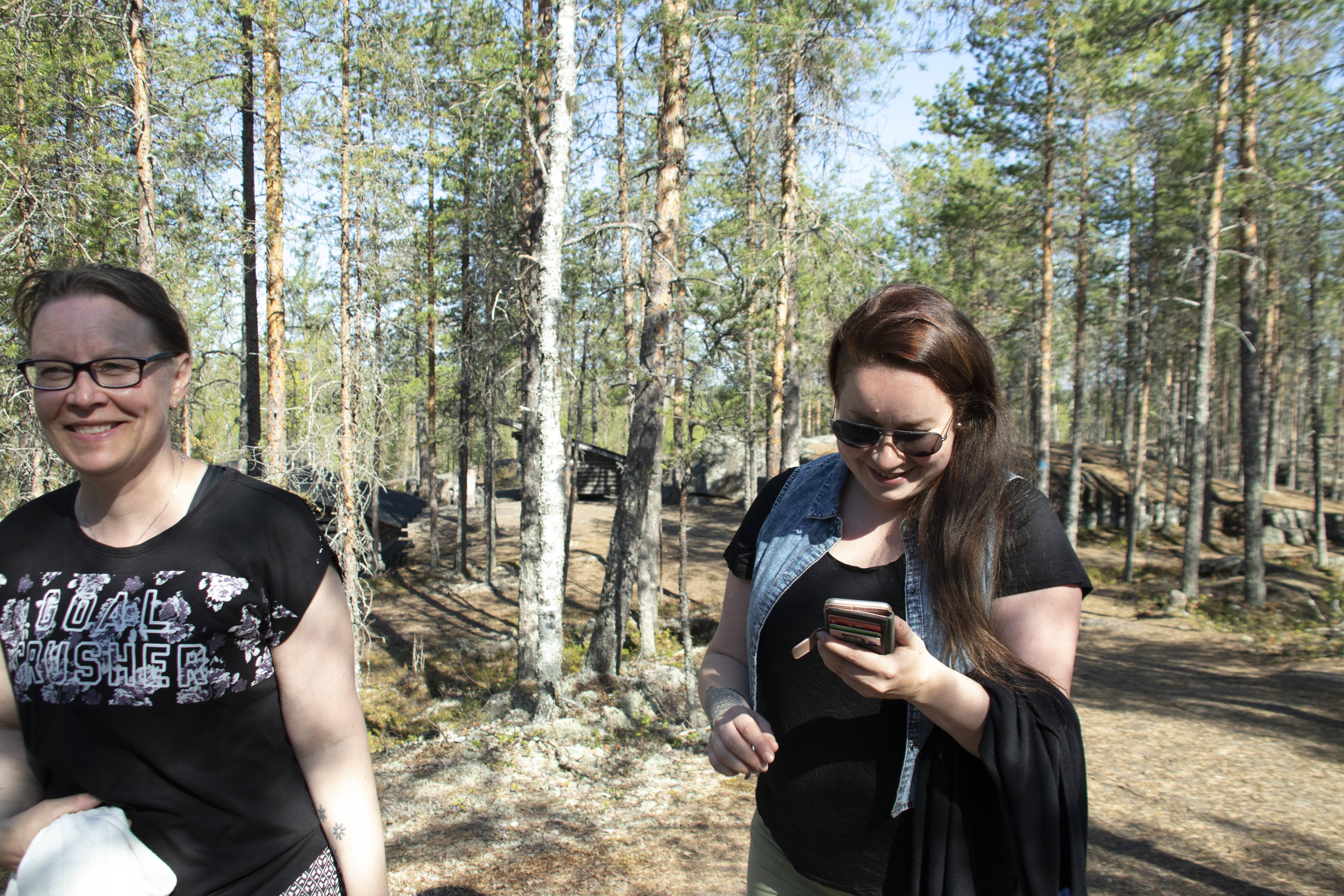 Liikuntasihteeri Sanna Toppiselle Haapavuoren maastot ovat tutut. Karttapalveluun Siikalatvan kunnan alueen pääreitit tallentanut Anna Kantanen kertoo, että hänkin käyttää sovellusta reiteillä vain tarvittaessa tietyn määränpään löytääkseen. 