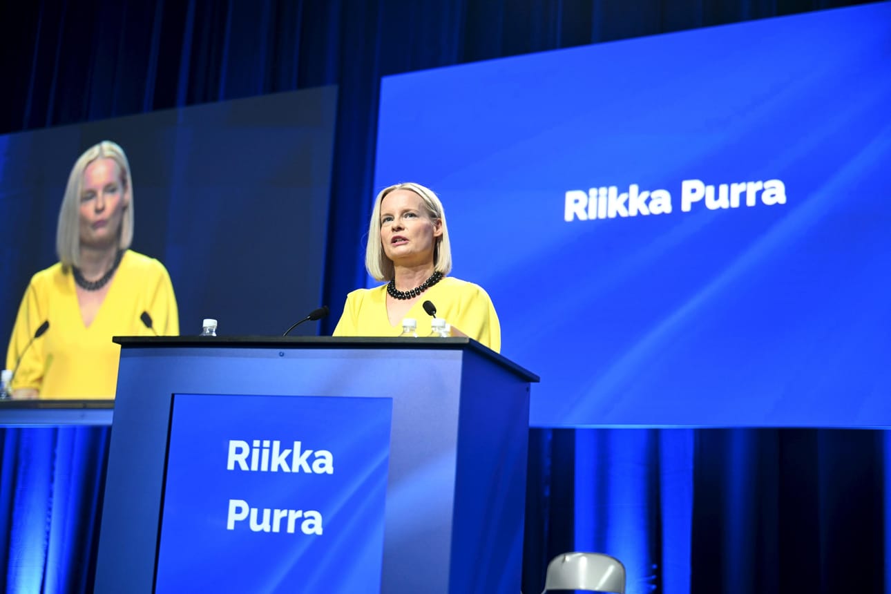 Perussuomalaisten puheenjohtaja Riikka Purra arvosteli kovin sanoin mediaa puoluekokouksen avauspuheessaan lauantaina Tampereella.