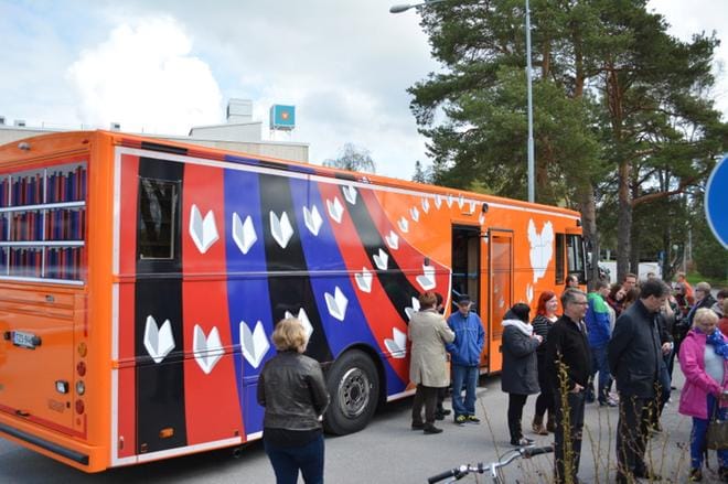 Alavuden kirjastoautolta puuttuu tällä hetkellä kuljettaja, eikä auto liikennöi normaalista. KUVA: ARKISTO