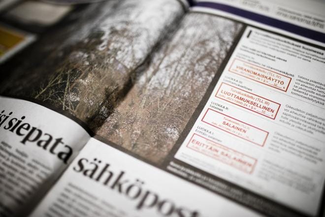 Helsingin Sanomien lauantaina julkaisema juttu on johtanut poliisitutkintaan. Juttua käsiteltiin maanantaina A-Studiossa Ylellä. KUVA: Joel Maisalmi