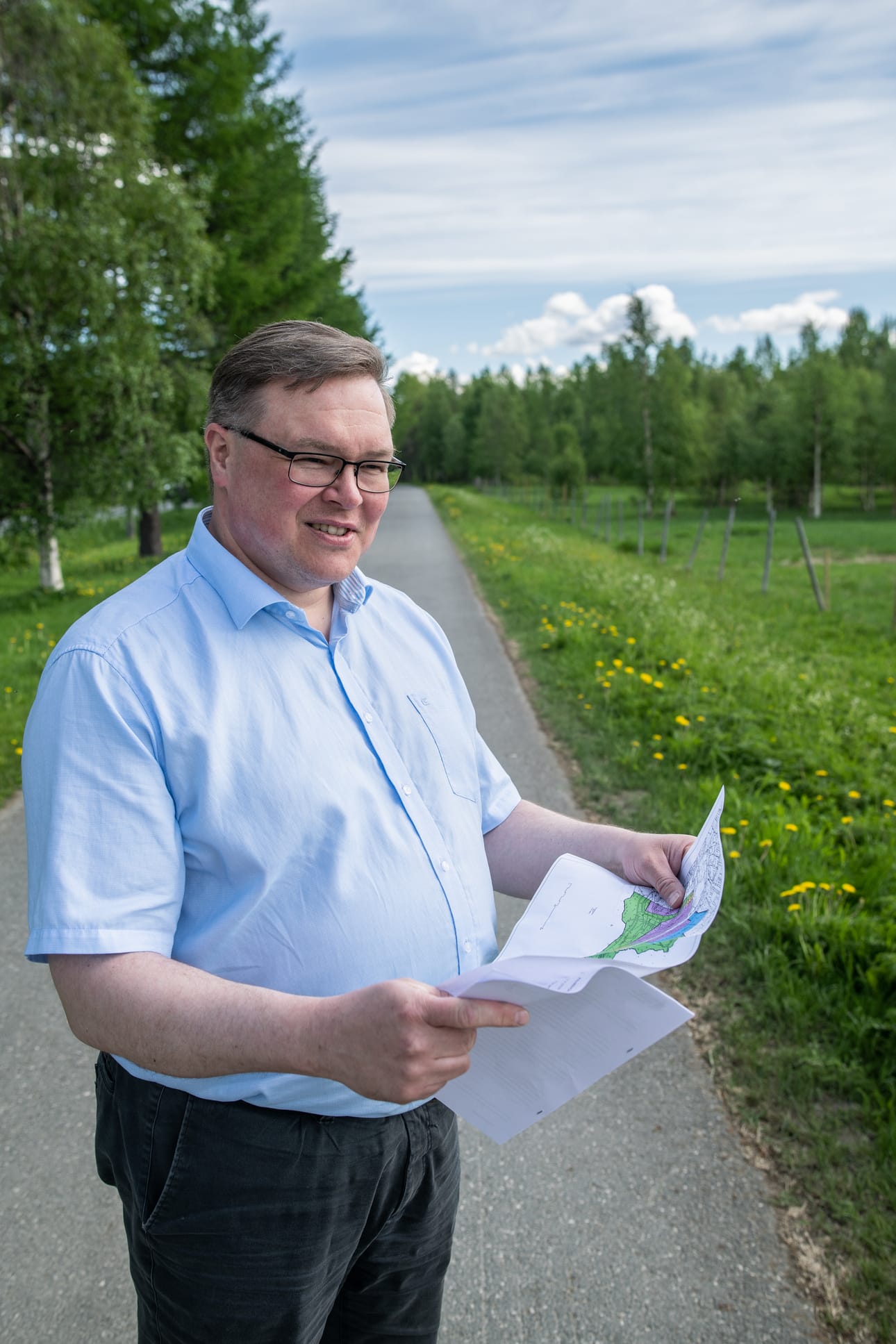 Seurakunnan talousjohtaja Marko Pudas miettii, miten hankesuunnitelma kaavassa mahtaa toteutua.