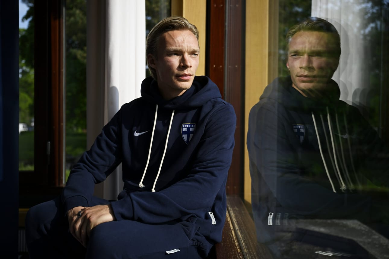 Ilmari Niskanen on miesten maajoukkueessa, joka isännöi lauantaina MM-karsinnoissa Hollantia ja ensi tiistaina Puolaa. LEHTIKUVA / Antti Aimo-Koivisto