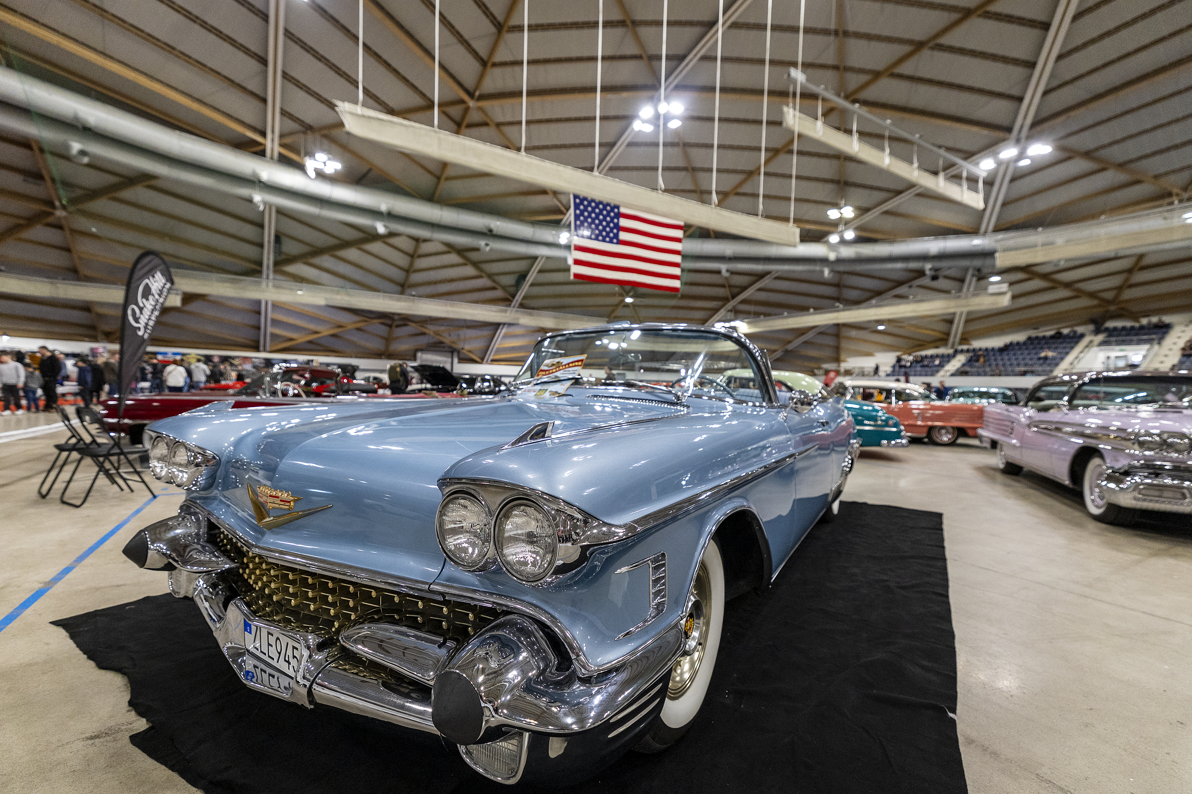 Upeat jenkki- ja muskeliautot täyttivät Ouluhallin – katso kuvia American Car Show -tapahtumasta