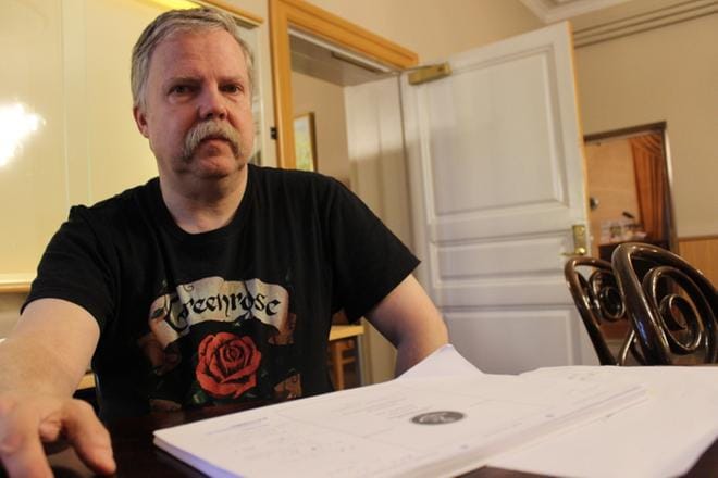 Kamreeri Rikard Haldin kertoo, ettei Kristiinan investointitahti ole vuonna 2019 aivan kuluvan vuoden tasoa. KUVA: LOTTA KALLIO