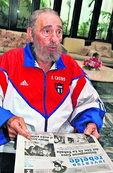 Fidel Castro esiintyi Kuuban televisiossa lokakuun lopulla.