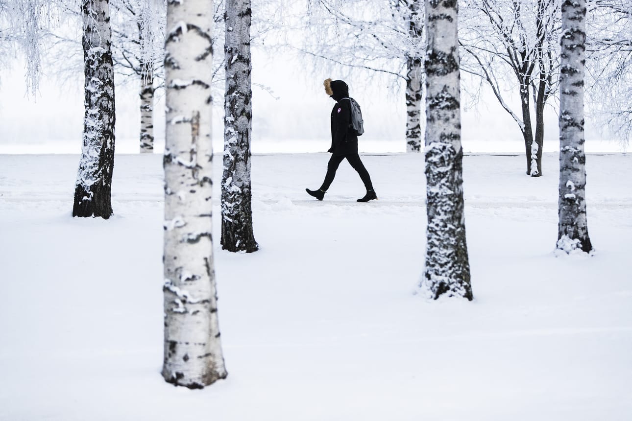 Pakkanen kiristyy Rovaniemelläkin jopa-35 asteeseen. Lapissa saatetaan lähipäivinä hättyytellä jopa talven pakkasennätystä.