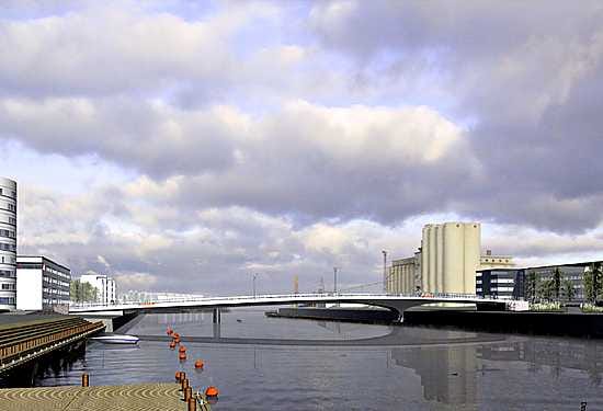 Möljän sillasta tulee betoninen palkkisilta, jossa on ajorata ja kevyen liikenteen väylät molemmin puolin. Toppilansalmen leveys sillan kohdalla 78 metriä ja sillan pituus 98 metriä.