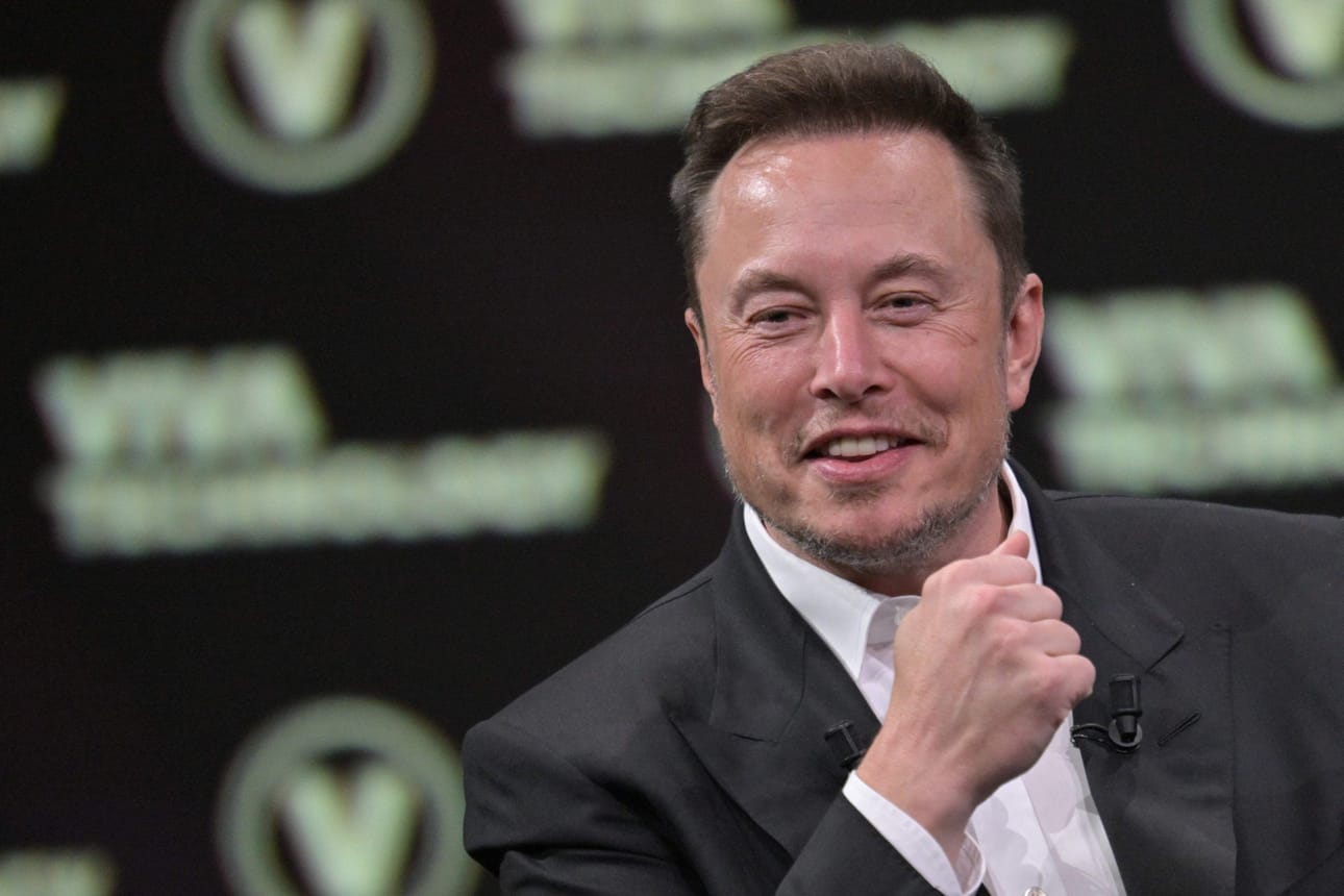 Arkistokuvassa miljardööri Elon Musk. LEHTIKUVA/AFP