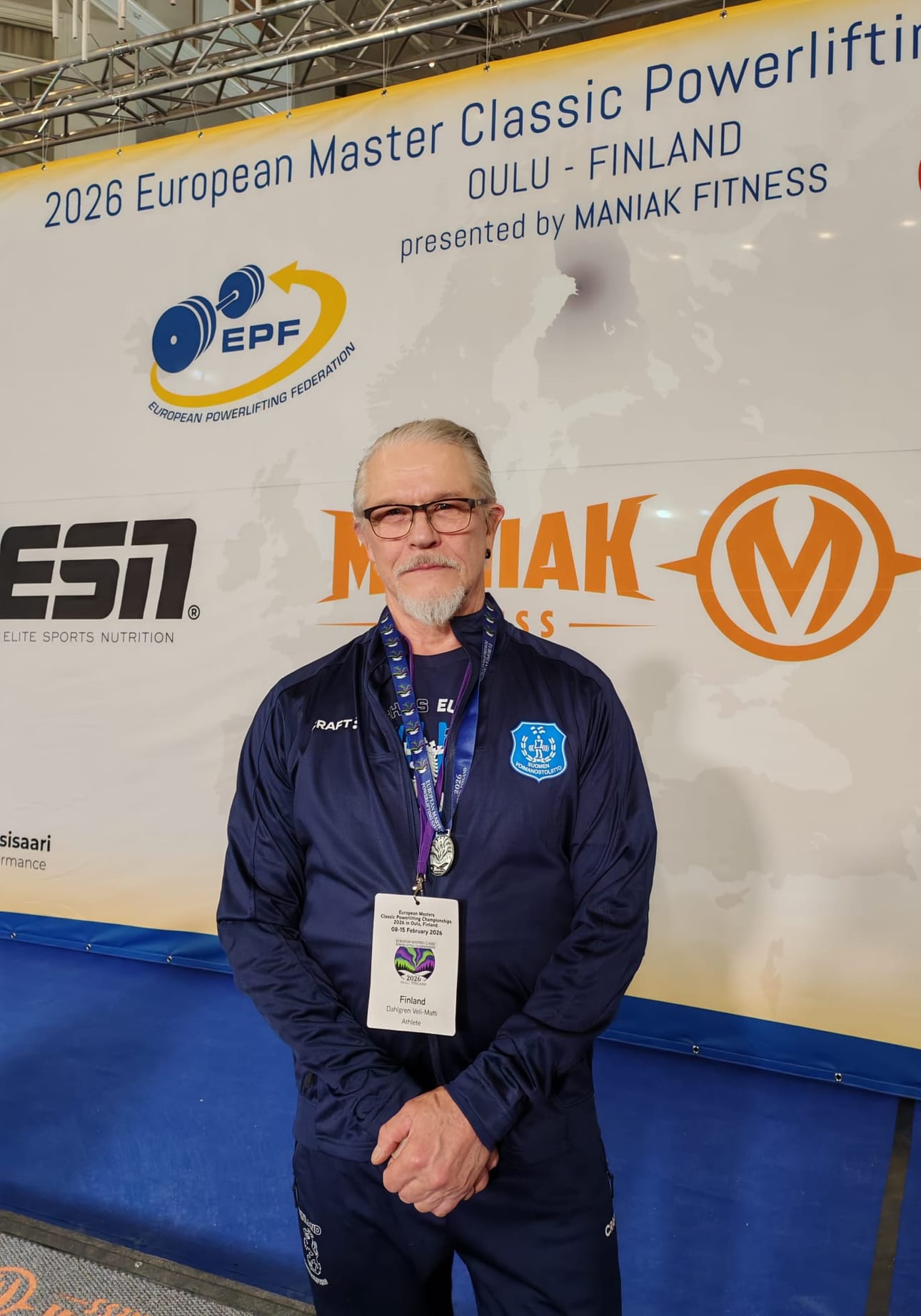 Treenaaminen ja kilpaileminen ovat hyvin kiinteä osa eläkkeellä olevan Veli-Matti Dahlgrenin elämää.