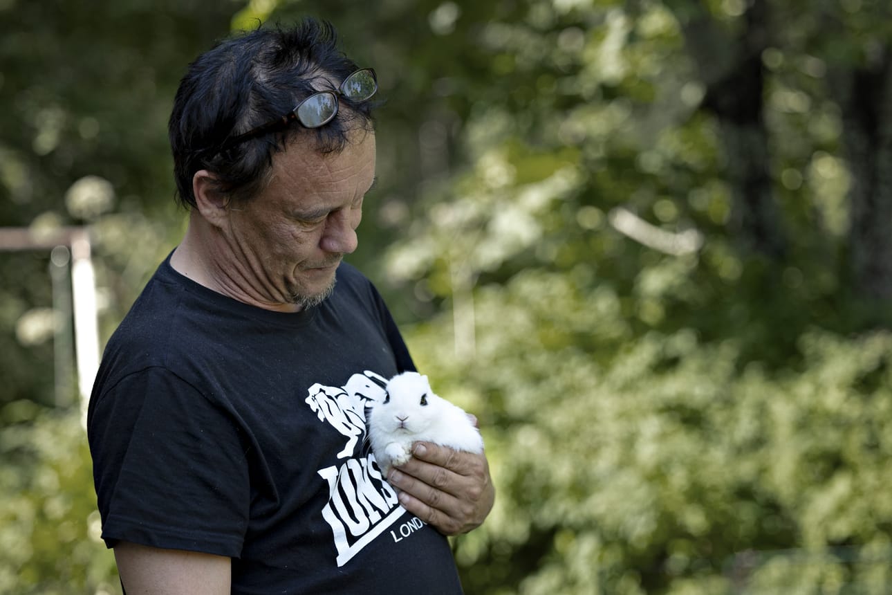 Kenneth Mannfolkin oli tarkoitus viime syksynä viedä harvinaisen rodun kania näyttelyyn, mutta tuli esteitä. Näyttelyyn hän aikonee tulevana syksynä.