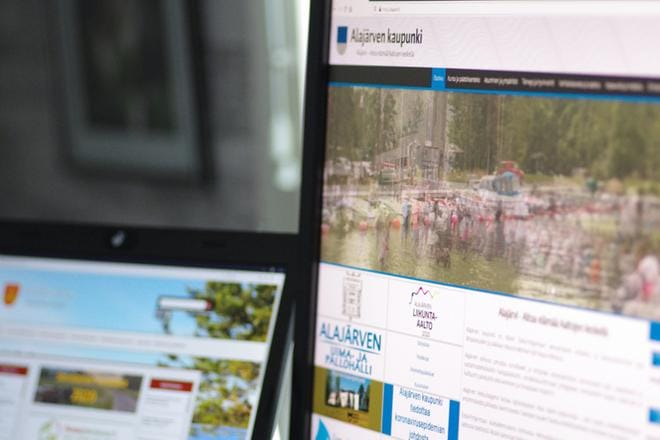 Järviseudun alueen kunnat panostavat nyt uusiin kotisivuihin. Alajärvi ja Soini haluavat vastata uusilla kotisivuillaan myös saavutettavuusdirektiiviin. KUVA: TEEMU NIEMELÄ