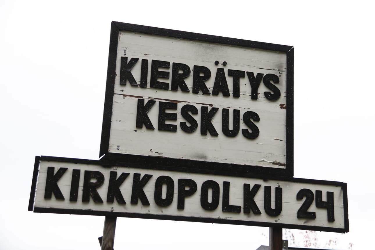 Kierrätyskeskus löytyy Kirkkopolulta.
