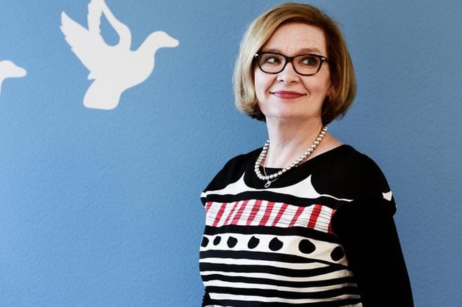 Sisäministeri Paula Risikko (kok.) uusii helposti valtuustopaikkansa. KUVA: JARNO PELLINEN