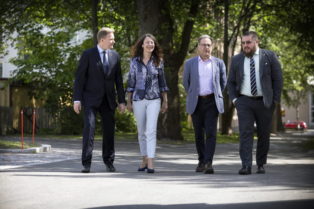 Yhteistyö on nyt tärkeämpää kuin koskaan, sanovat yhteistuumin Mats Brandt, Ann-Sofi Backgren, Martin Guillermo-Ramírez ja Mathias Lindström.