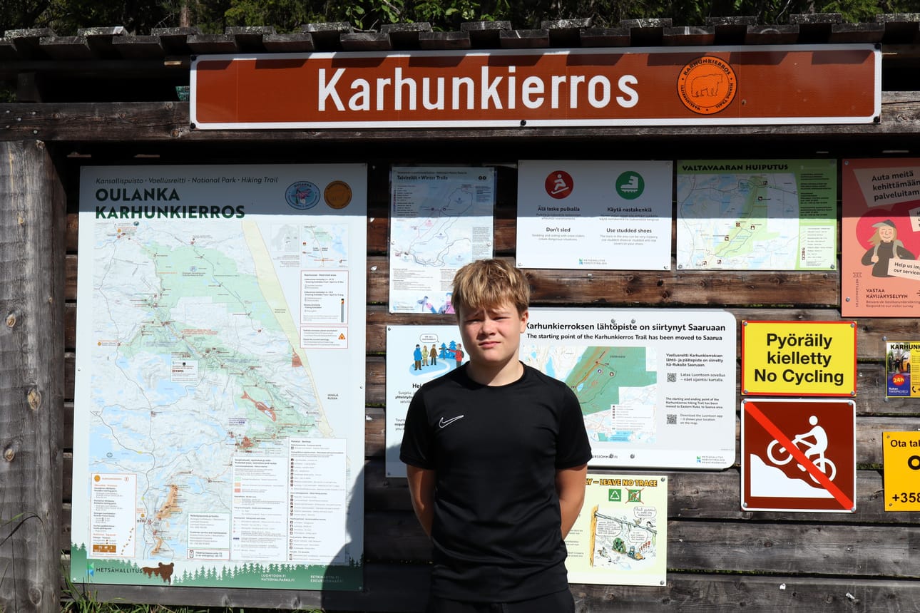 Petrus Aaltonen on aikaisemmin käynyt pienellä karhunkierroksella, mutta tällä kertaa vuorossa oli koko karhunkierroksen kiertäminen.