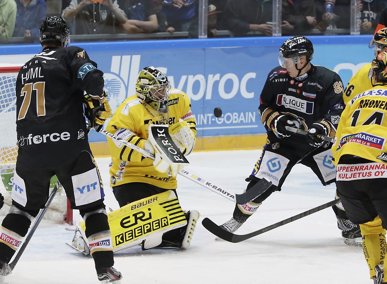 Kärpät ja SaiPa kohtasivat 14. syyskuuta.