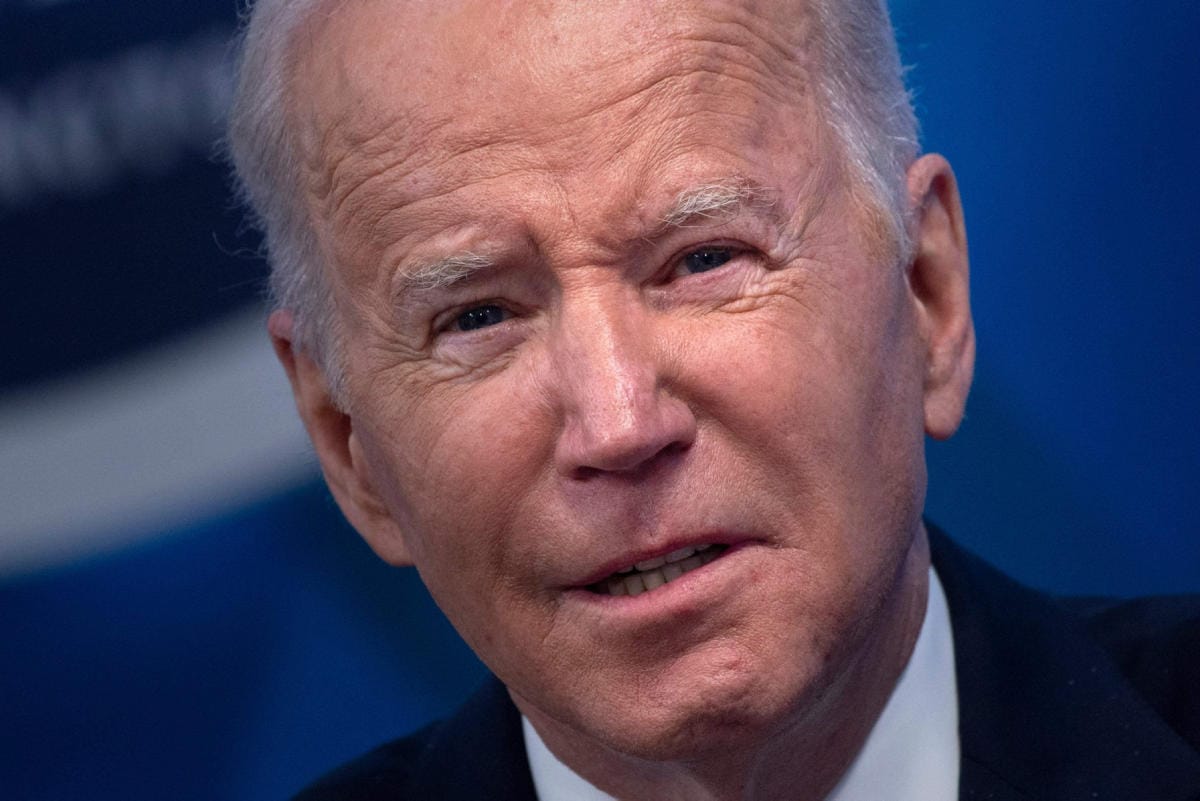 Presidentti Joe Biden ilmoitti uusista Venäjän vastaisista pakotteista. LEHTIKUVA/AFP