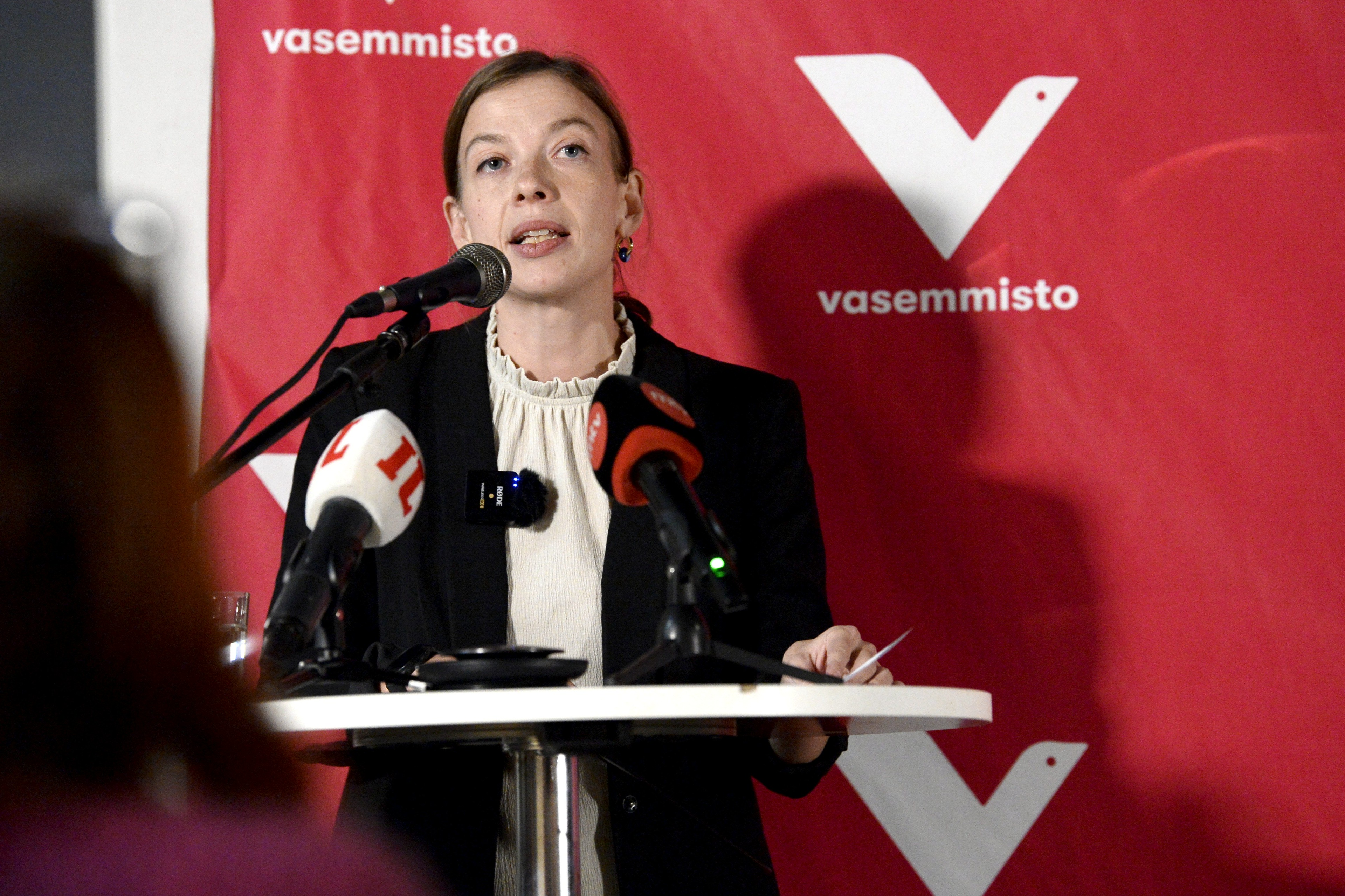Li Andersson on johtanut vasemmistoliittoa vuodesta 2016.